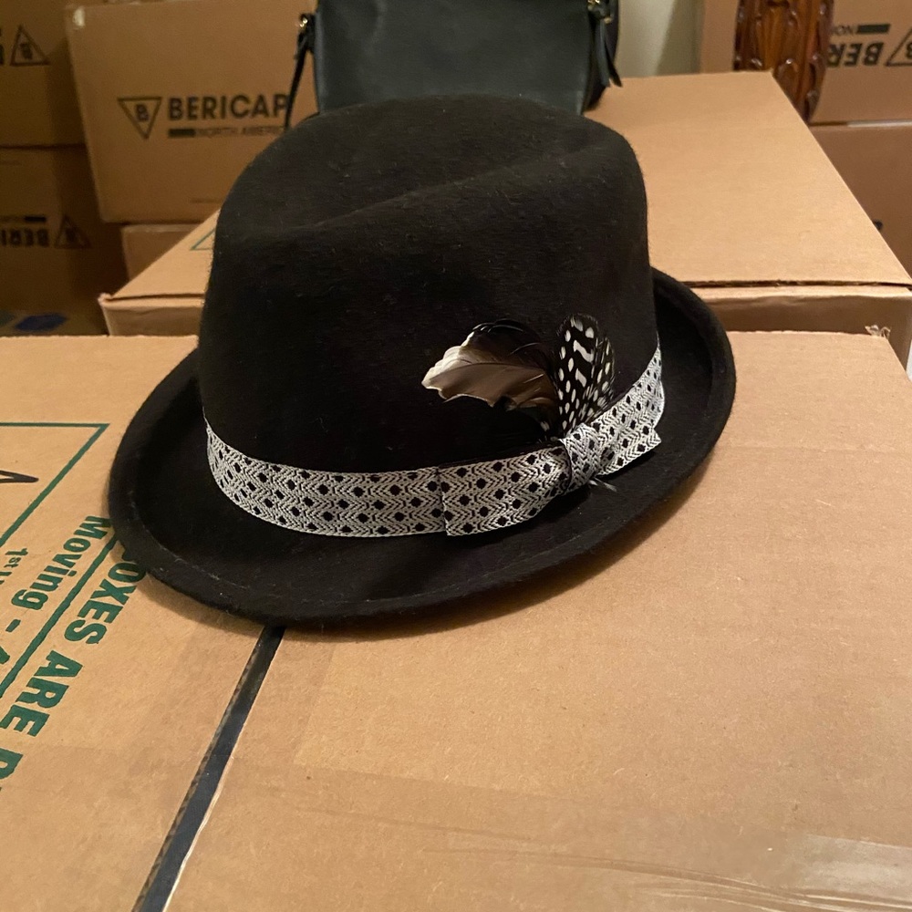 Black Fedora Hat. - image 5